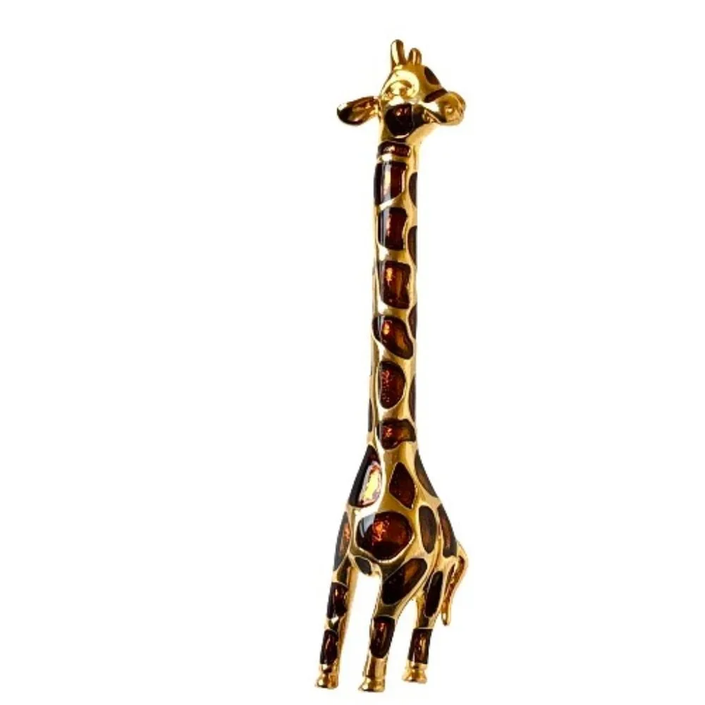 N/A giraffe brooch